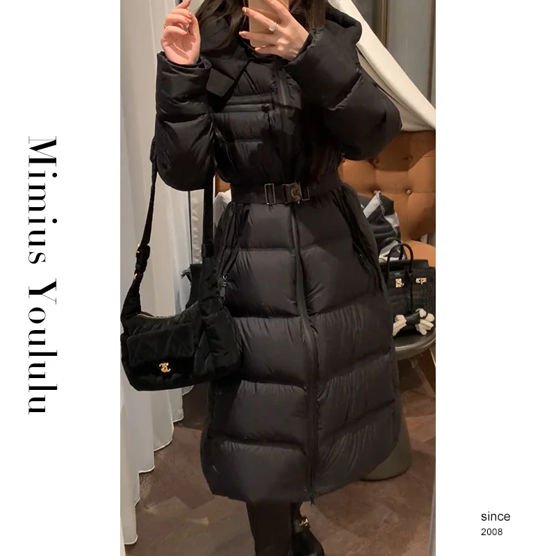 【mimius】悦悦 行走羽绒被～0压力锁温长款鹅绒服(含腰带)F10280