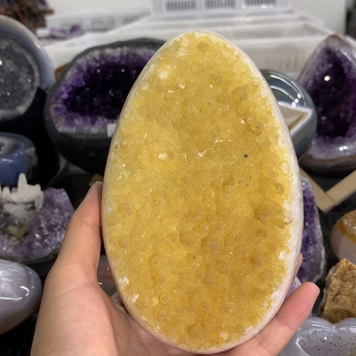 水晶黄软蛋未镶嵌