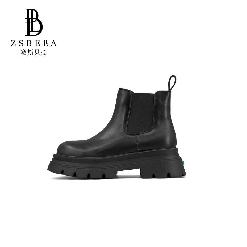 ZSBELLA牛皮厚底短靴ZS0096 ID:21078401874