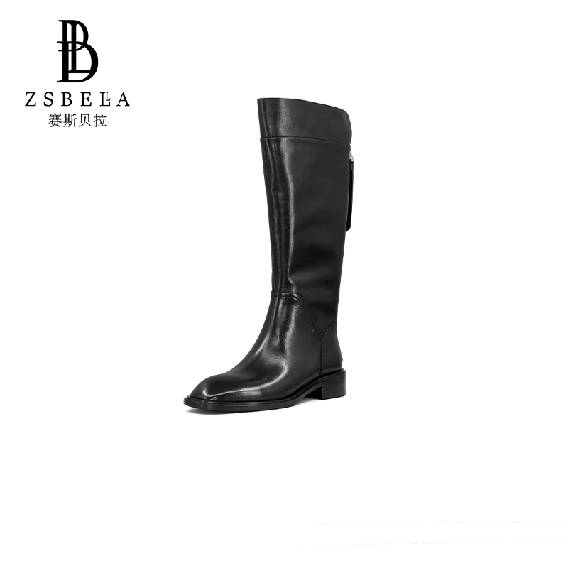 ZSBELLA新款牛皮短靴ZS0644