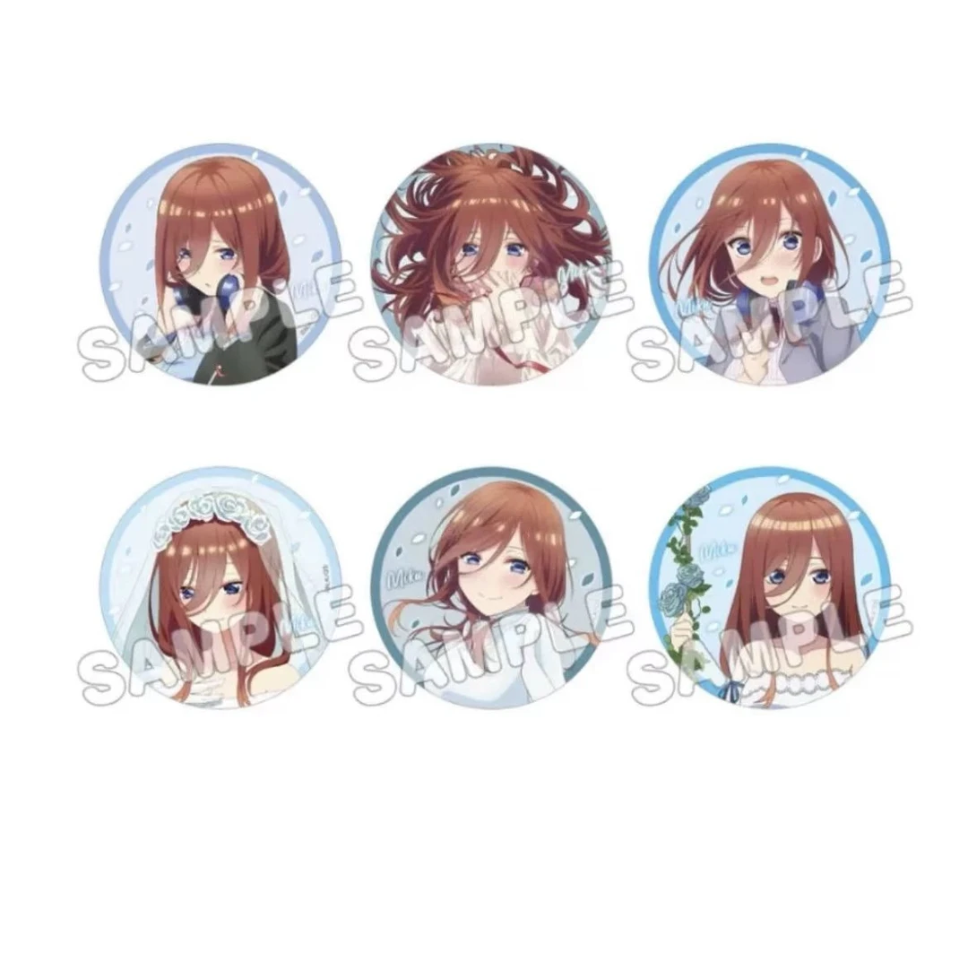 五等分的花嫁C104中野三玖个人池吧唧徽章正版日谷【默认代拆】