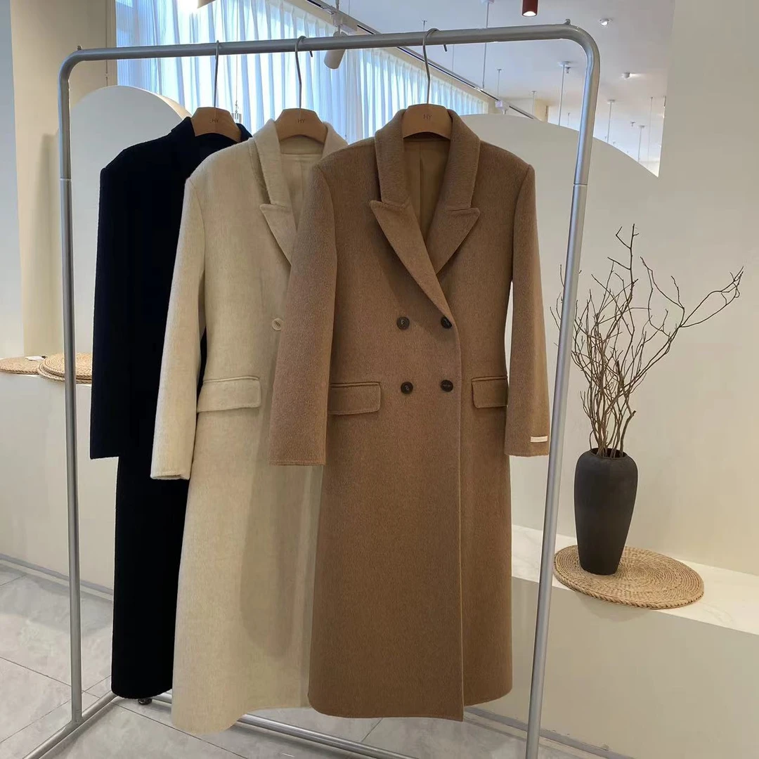 LYC-24082《曼城旧事》 精选羊毛大衣外套女装气质秋冬显瘦百搭时尚