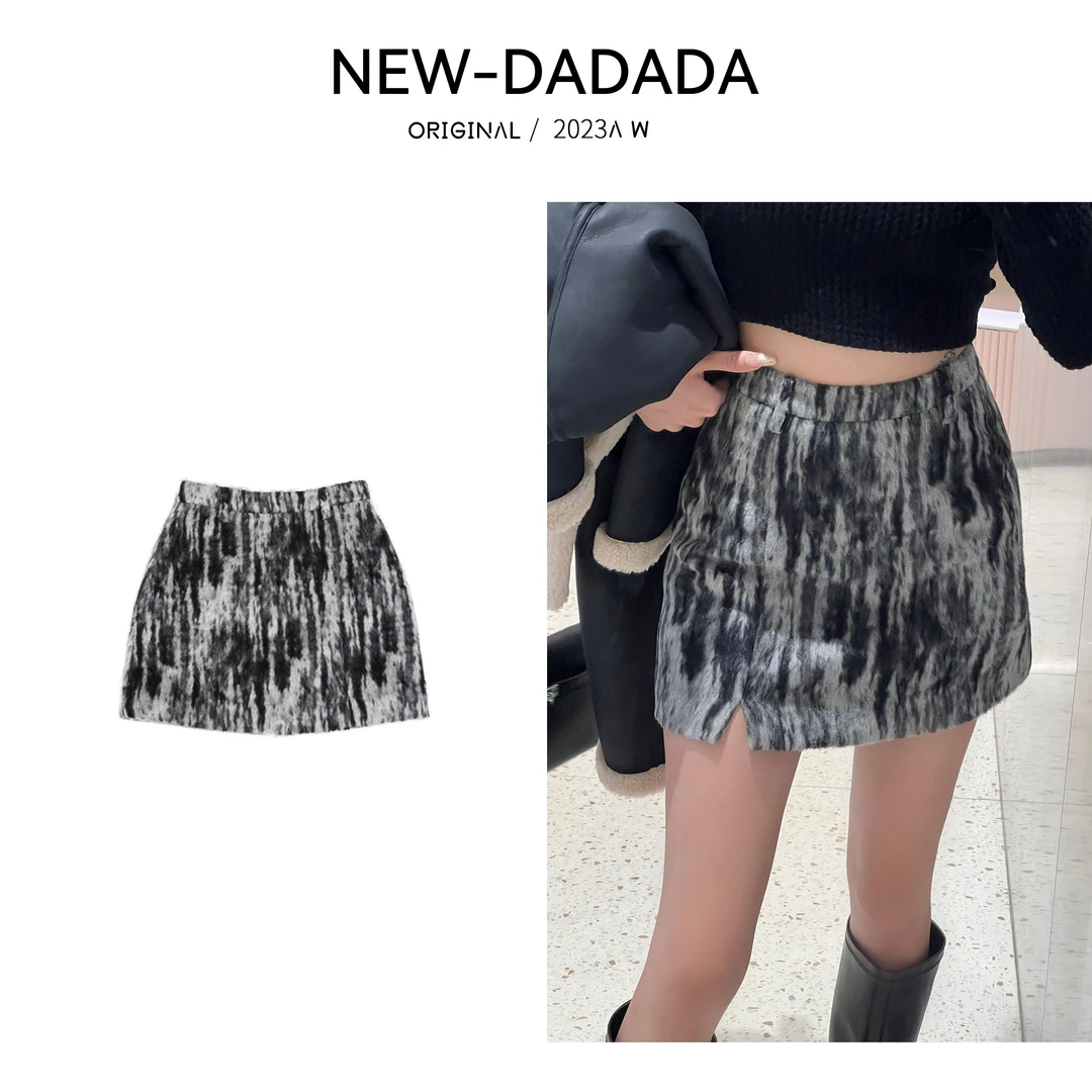 清清利达 NEW DADADA【水墨染扎】显瘦时尚设计感潮流百搭短裤DQ815