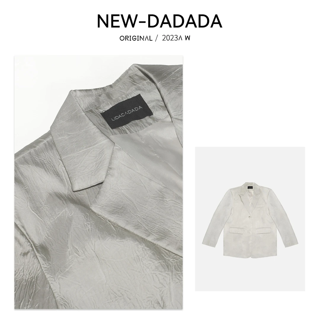 利达 NEW DADADA【高定氛围】秋季时尚潮流百搭设计师款西装D3259