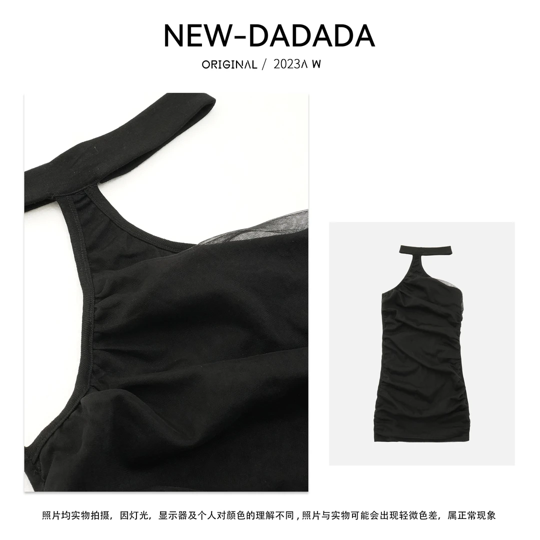 利达 NEW DADADA【尼斯小镇】修身辣妹时尚潮流百搭连衣裙DQ138