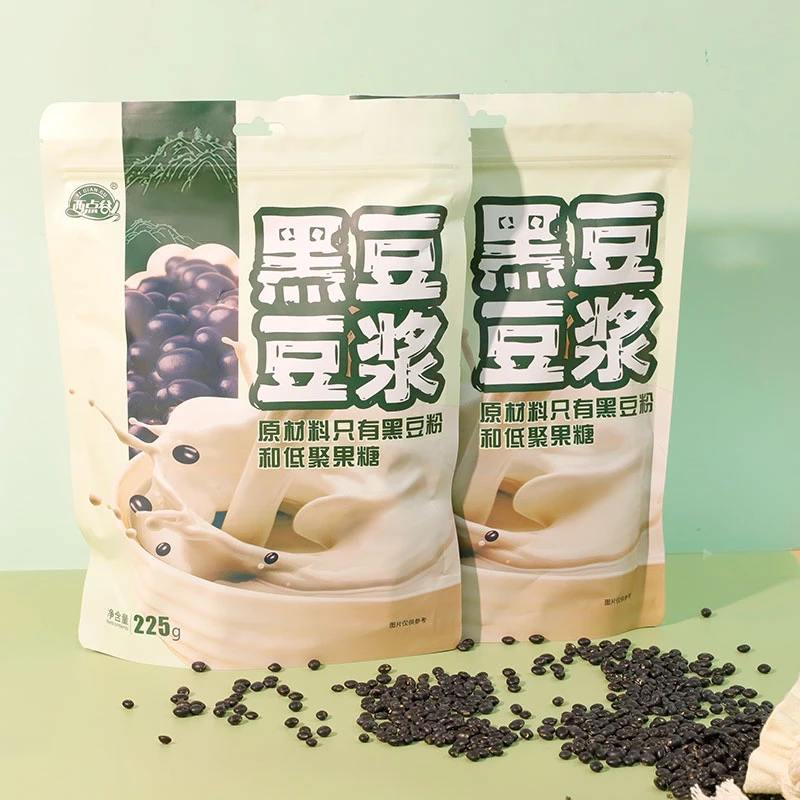 西点谷长寿乡山岩黑豆浆0蔗糖豆粉营养全家早餐膳食纤维低甜冲饮