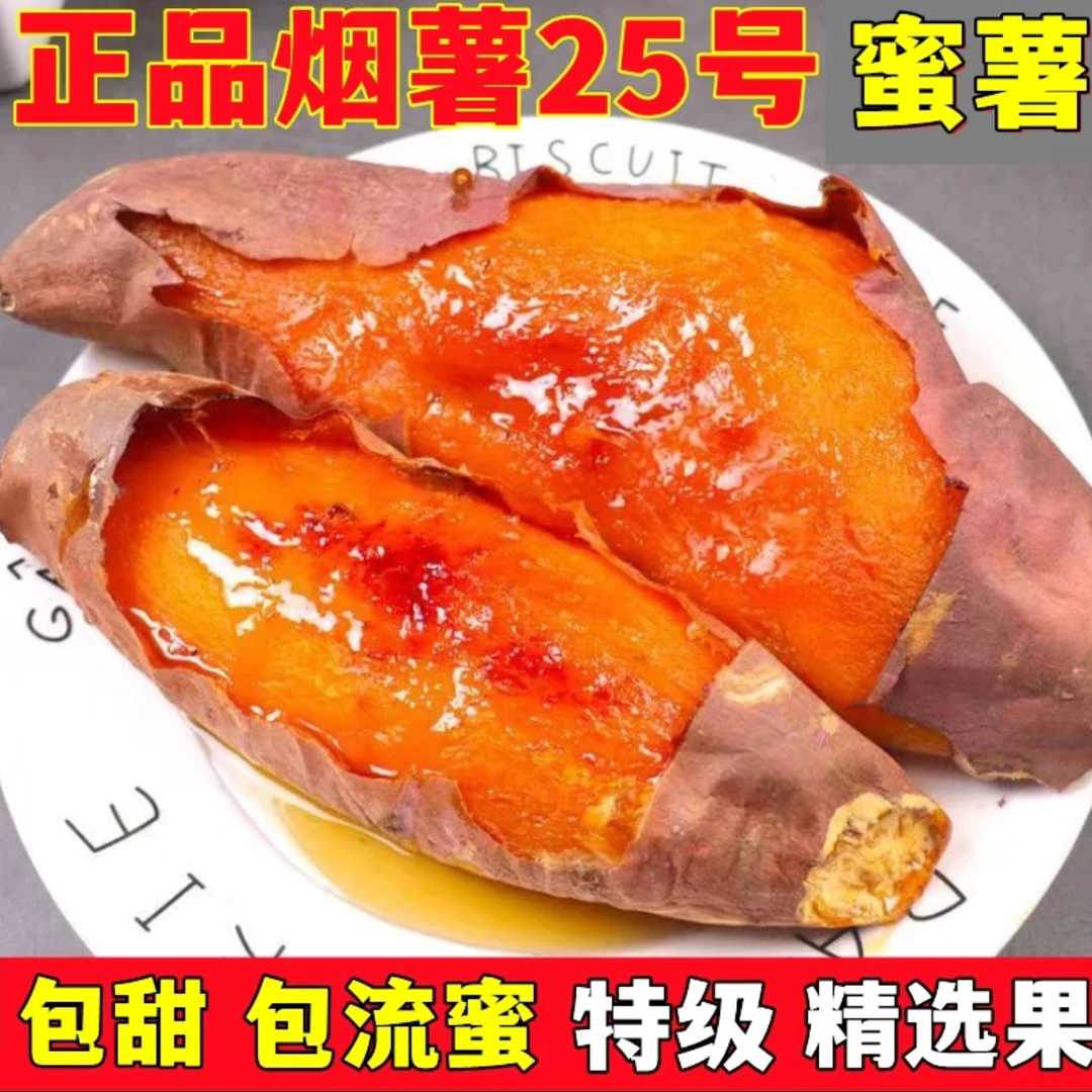 【正宗烟薯】 蜜薯烟薯老少皆宜糖心沙地沙土蜜薯 糖心软瓤流油蜜薯