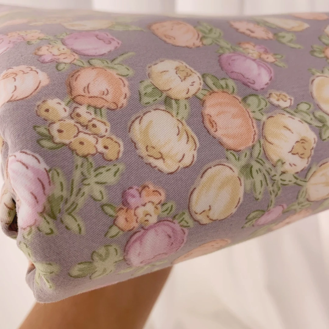 紫花苞被套-单人双人-软舒适新款花卉时尚印花秋冬款（宝蓓儿）