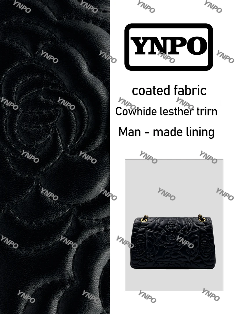 YNPO手工真皮女包链条手提包 0035 黑色