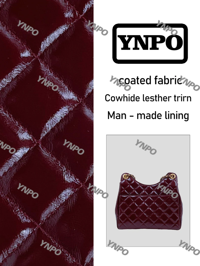 YNPO手工真皮女包斜挎包 10720 红色