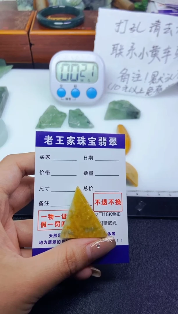 【闪购商品】翡翠颈饰未镶嵌料子