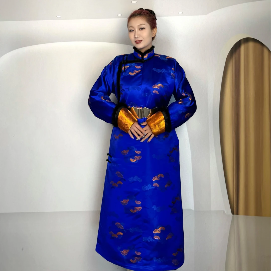 策根服饰传统蒙古袍（棉）