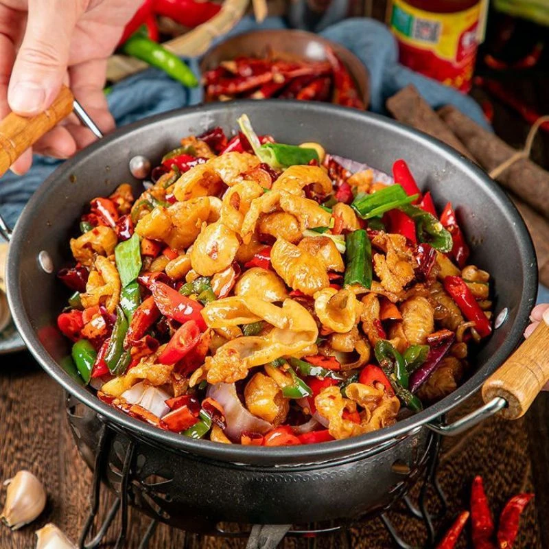 麻辣猪大肠肥肠开袋即食卤猪肥肠五香全熟猪大肠干锅火锅食材免洗