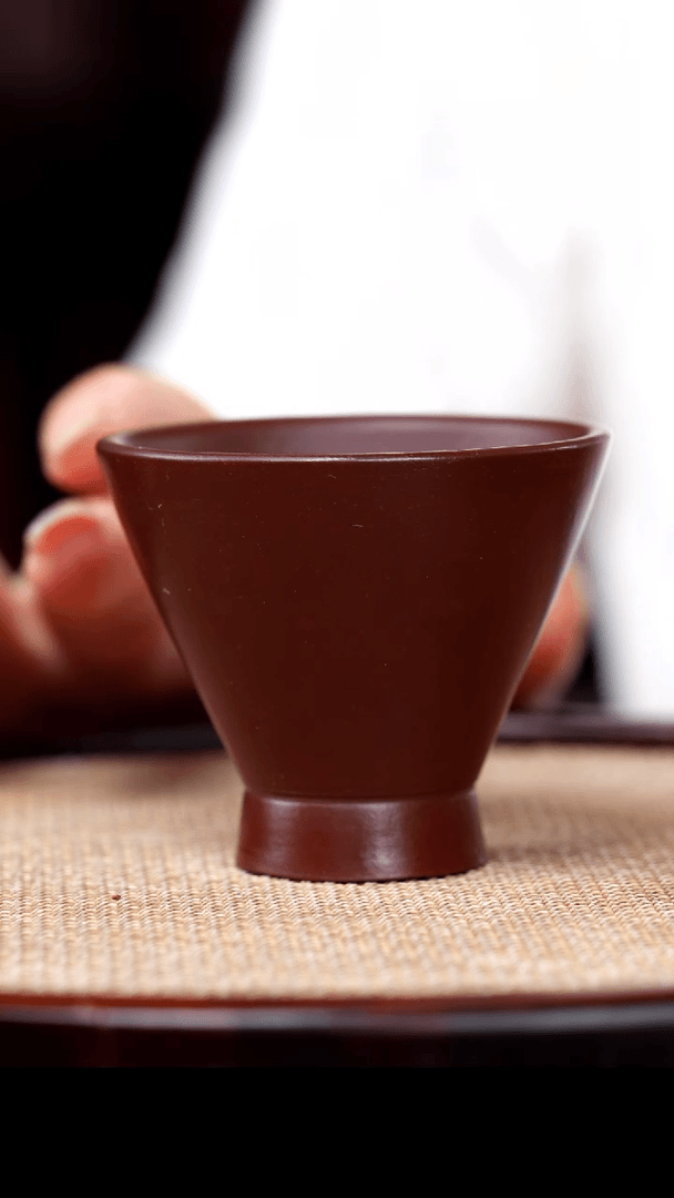 【闪购商品】紫砂茶壶紫朱泥斗笠杯