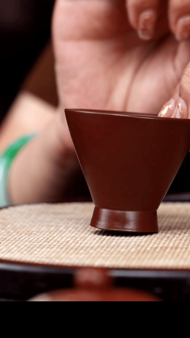 【闪购商品】紫砂茶壶紫朱泥斗笠杯