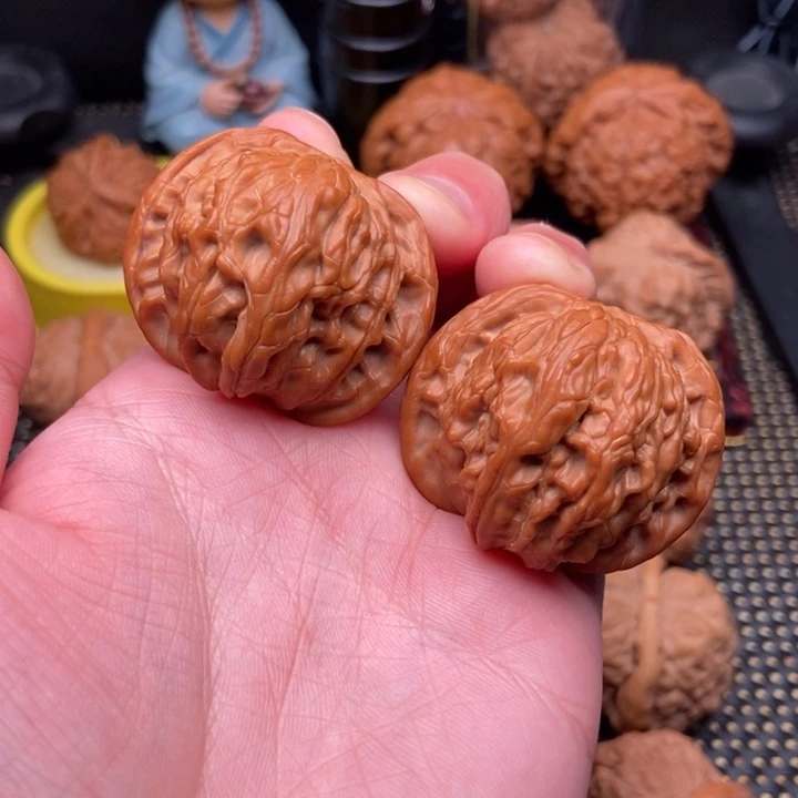 文玩核桃吊坠磨盘