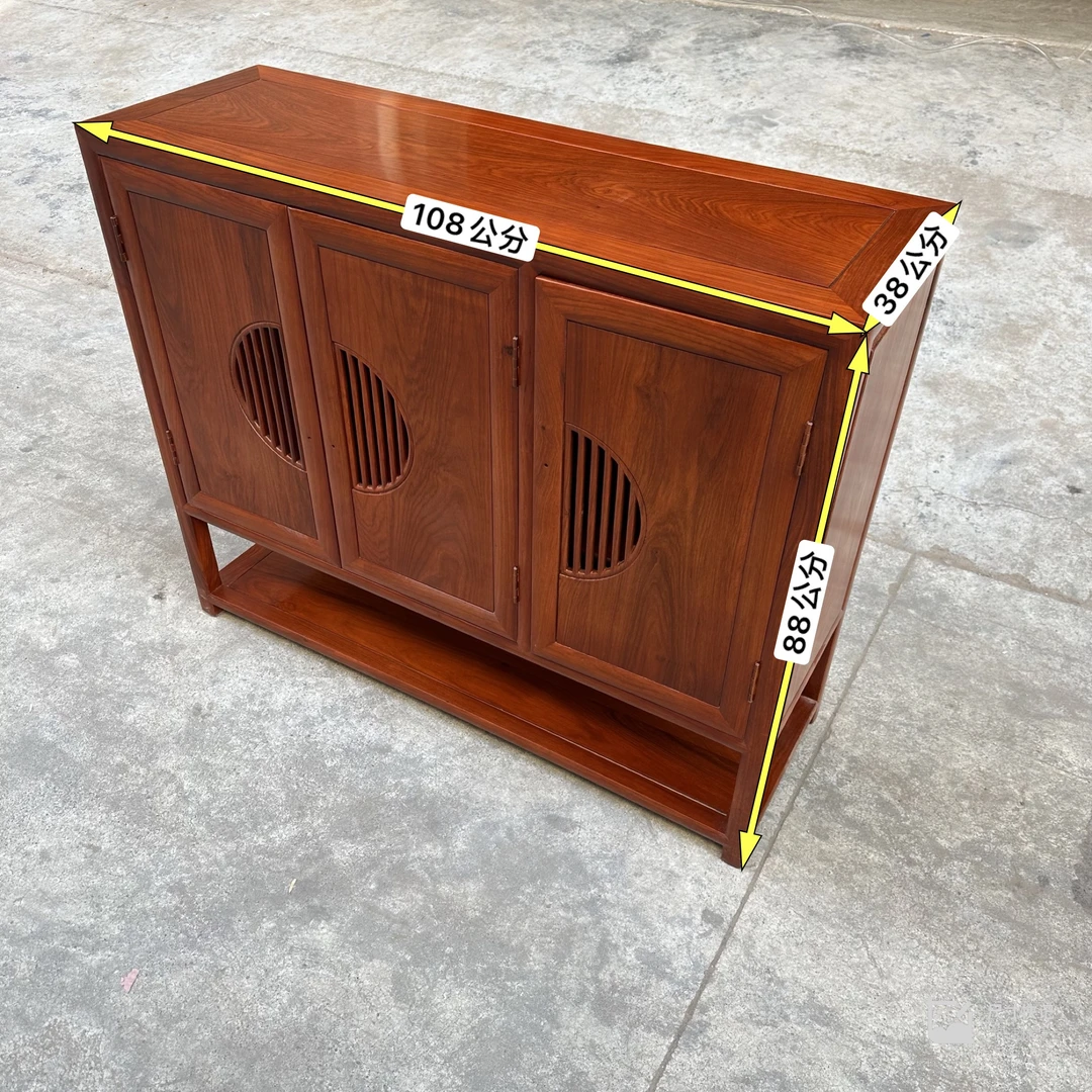 新中式酒店客厅家用简约鞋柜门厅大容量隔断玄关餐厅置物