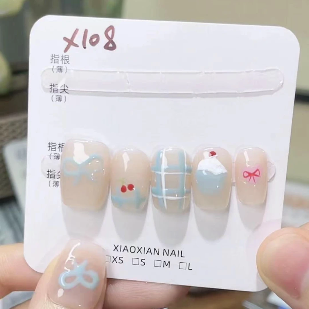 （预）X108纯手工穿戴甲下单备注编码（9种甲型可选）