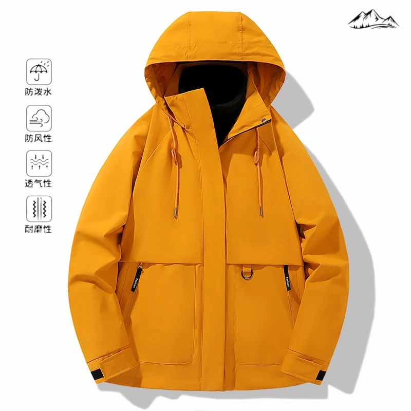 HFJY/和锋金羽玫瑰同款连帽防风耐磨透气性防泼水情侣防水连帽