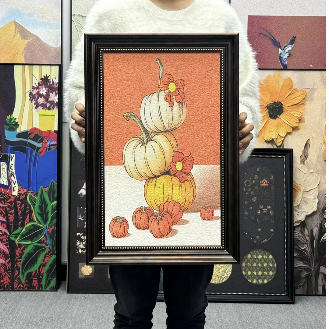 法式复古风装饰画高级感餐厅玄关客厅挂画146