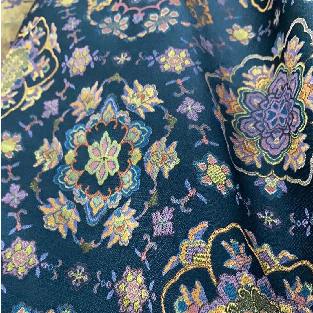 映月陆美英宋锦满分桑蚕丝面料（开裁后 不支持七天无理由）