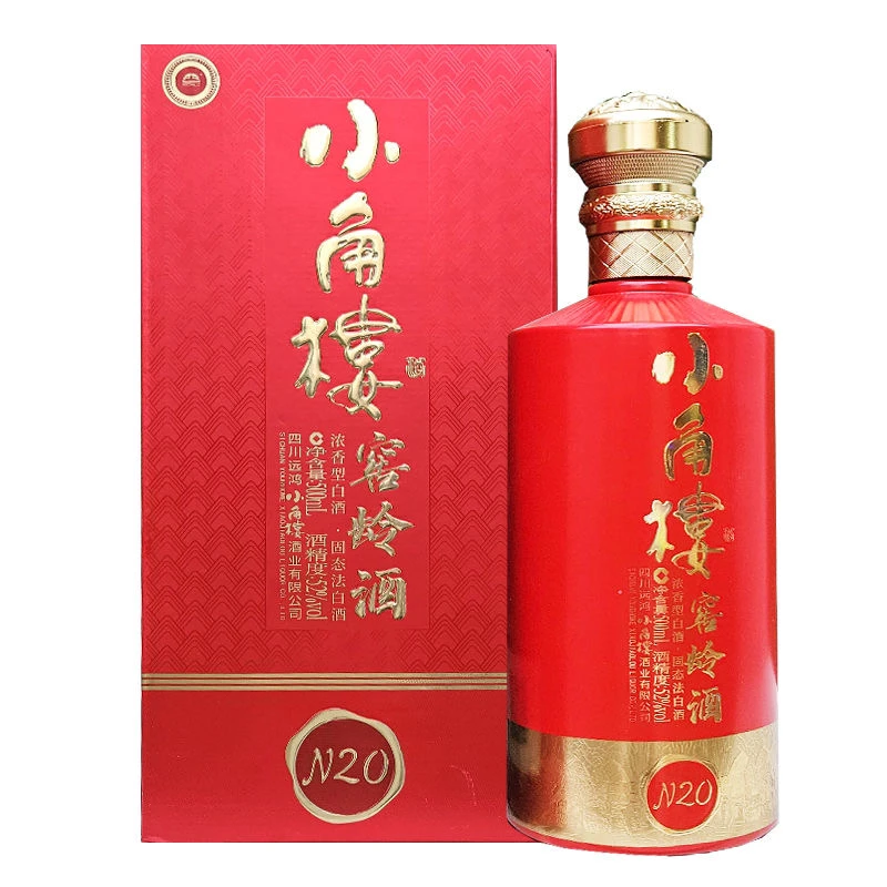 【小角楼窖藏N20浓香型白酒52度500ml*6整箱】52度