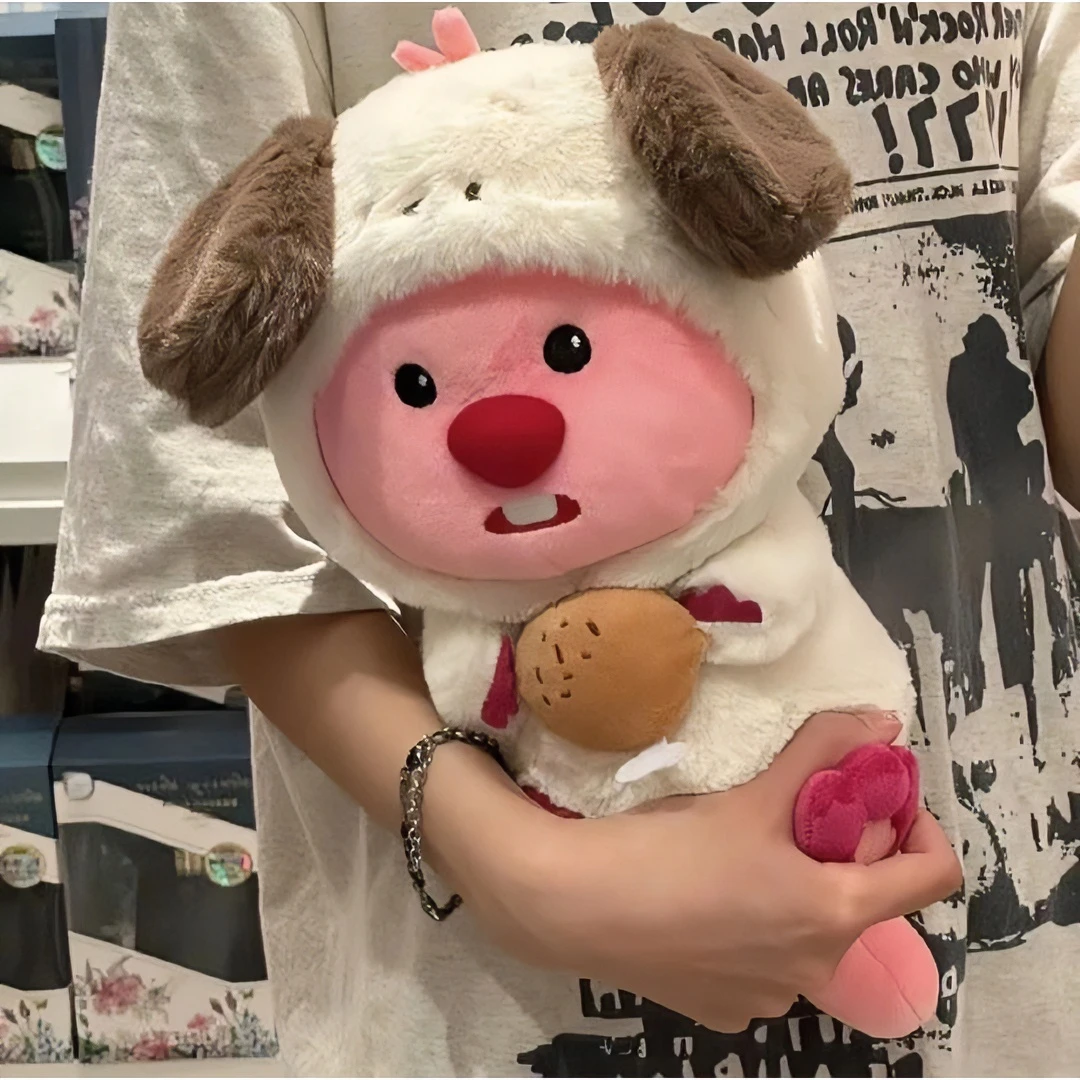 loopy玩偶公仔娃娃小海狸大号露比抱枕闺蜜睡觉生日礼物毛绒玩具