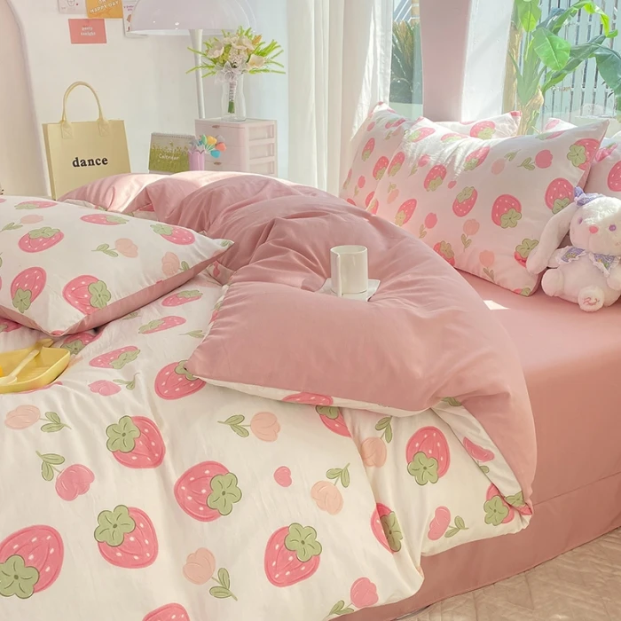 新号浮力 各种孤品 夏被小 清新 四件套 床单 被套 听清好下单33