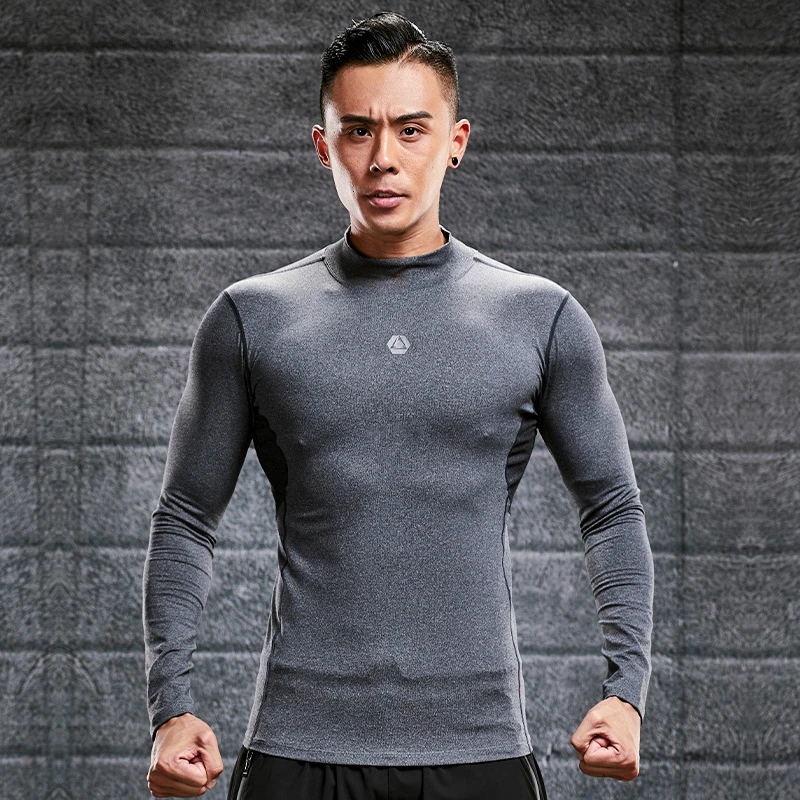 hardbodypro健身衣秋冬男长袖速干运动T恤跑步打底上衣户外训练服