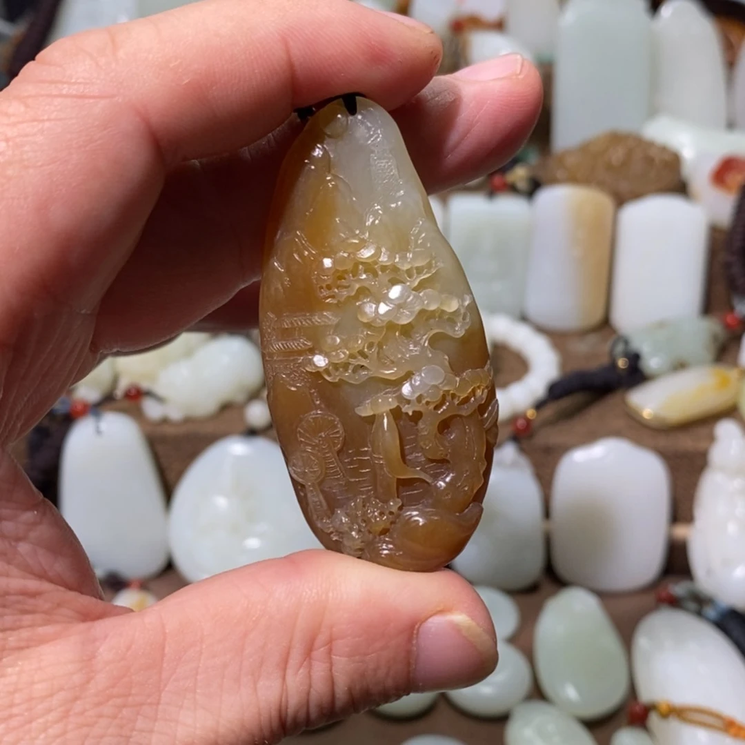 【闪购商品】和田玉（糖玉）颈饰未镶嵌