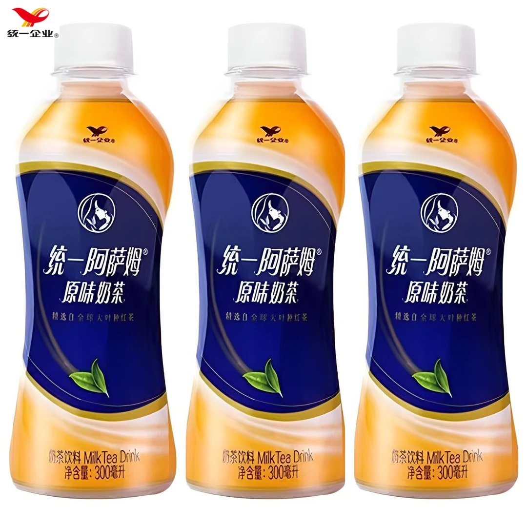 统一阿萨姆奶茶3瓶装原味300ml饮品饮料休闲小瓶奶茶家庭分享网红