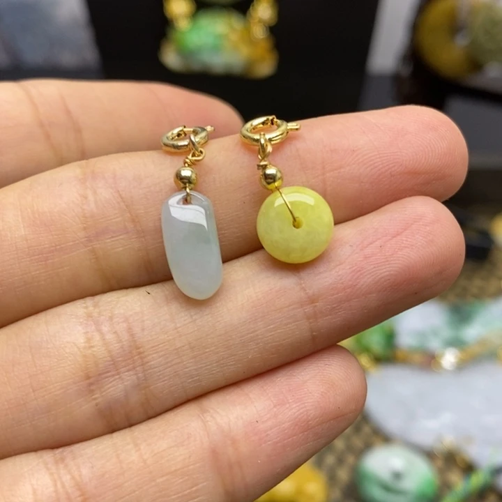 翡翠颈饰未镶嵌翡翠