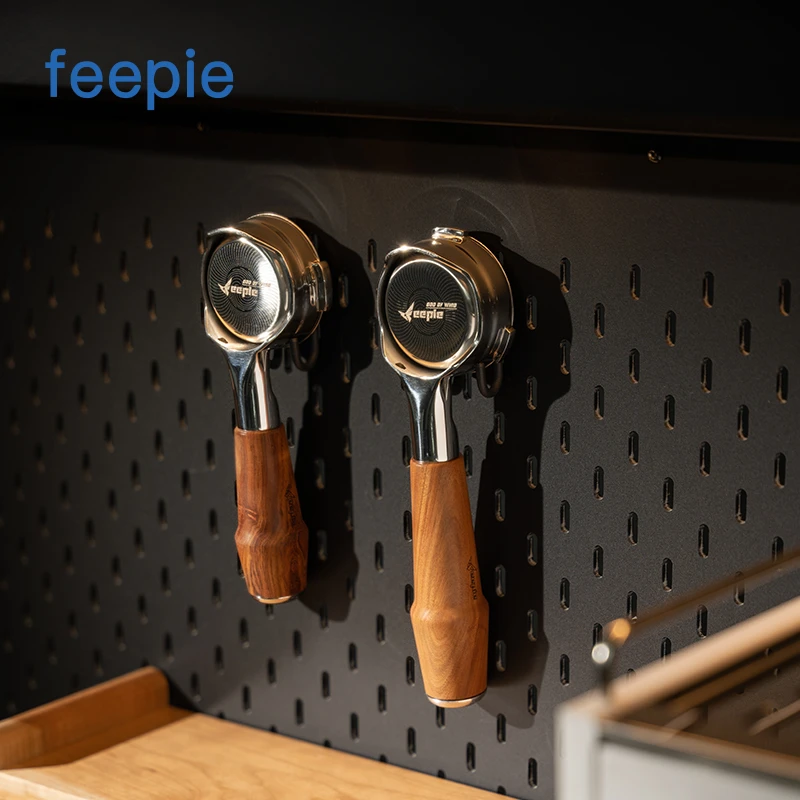 feepie啡派.手雷镂空无底手柄意式咖啡机萃取把手58通用双耳三耳