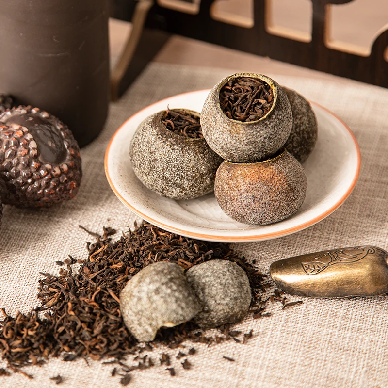 【小尹好茶推荐】李陌茶 10+18头采·小青柑熟茶茶叶（一罐250g)