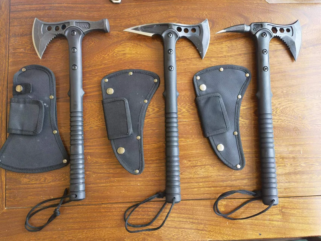 黑尖斧户外锤头斧战斧辣椒斧砍山斧头战术斧