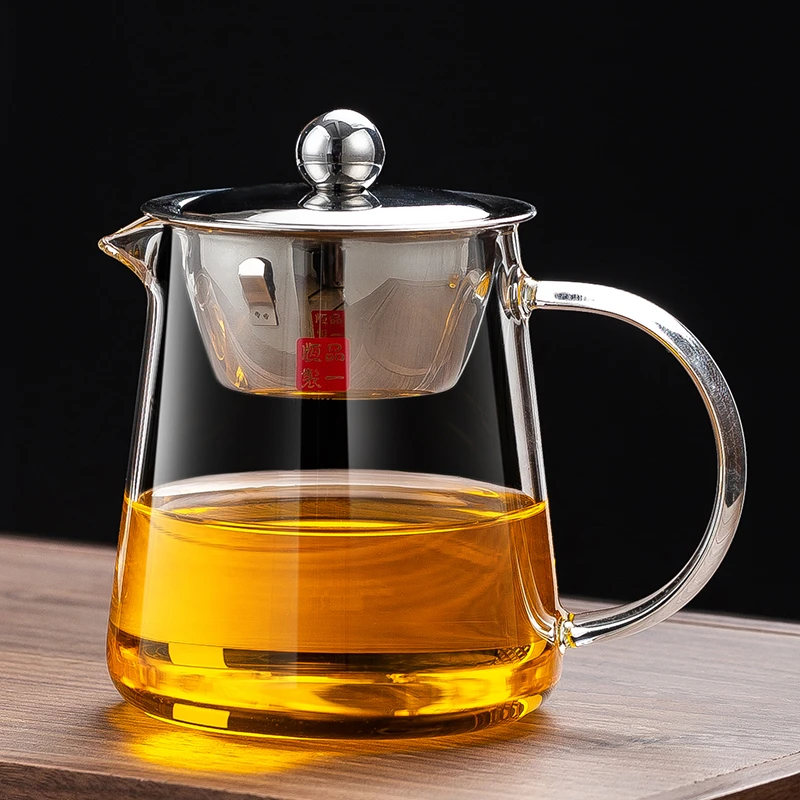 加厚玻璃公道杯茶漏一体高档茶具冲茶分茶器小青柑专用泡茶壶带盖