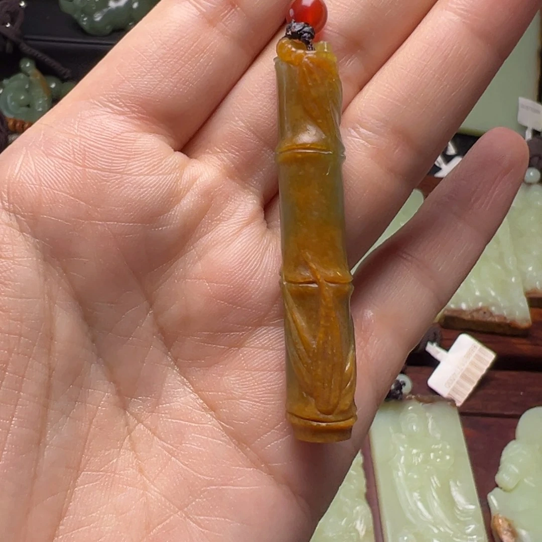 岫岩河磨玉（透闪石质玉）吊坠(不含链)未镶嵌用****5