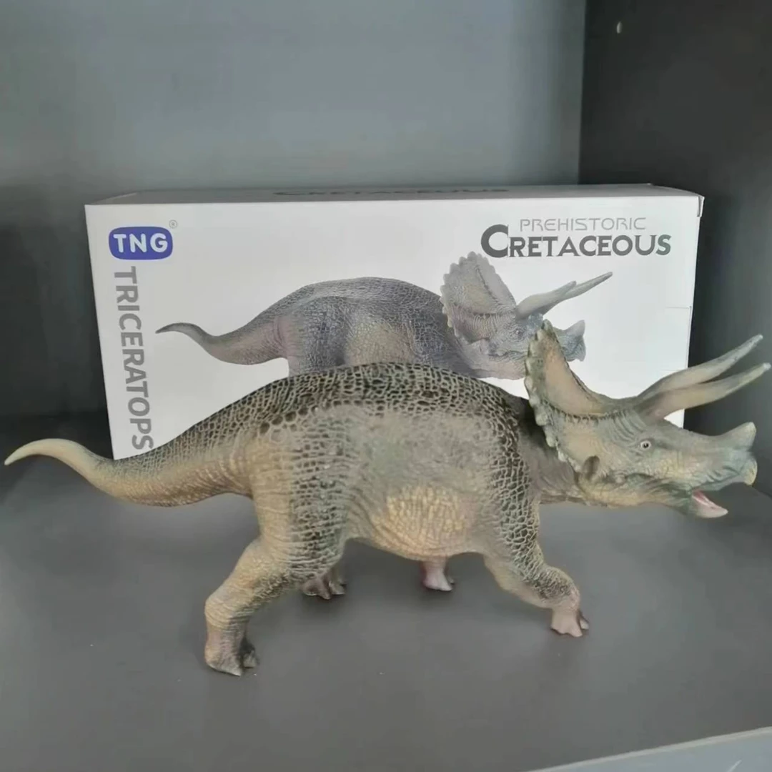TNG【TNG三角龙】古生物玩具模型 收藏摆件男孩玩具老板摆件手工