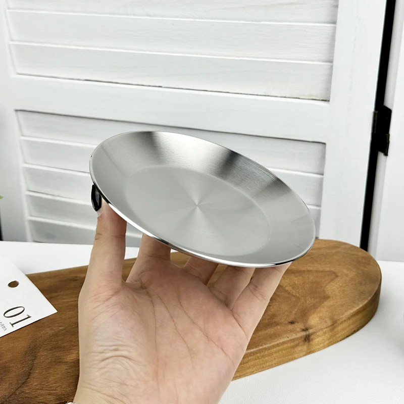 小怪兽味碟18/10不锈钢蘸料碟直径13.9cm高1.7cm底径7cm重约250g