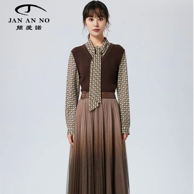 JAN AN NO/简爱诺专柜新款设计感长袖衬衫上衣女士春季JA125123SY