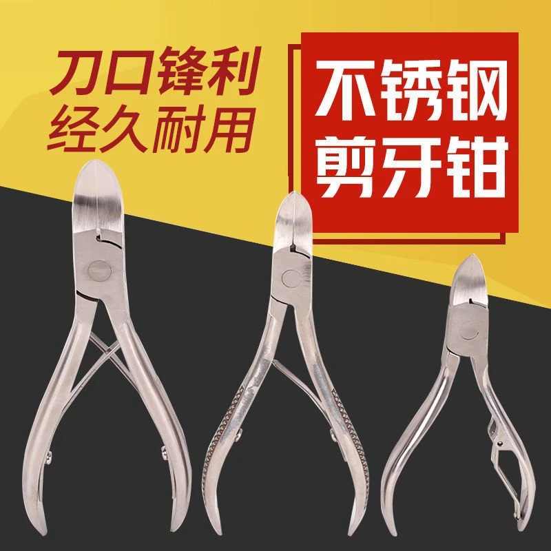仔猪不锈钢剪牙钳小猪断牙钳猪用剪齿钳羊电热断尾钳养殖器械设备