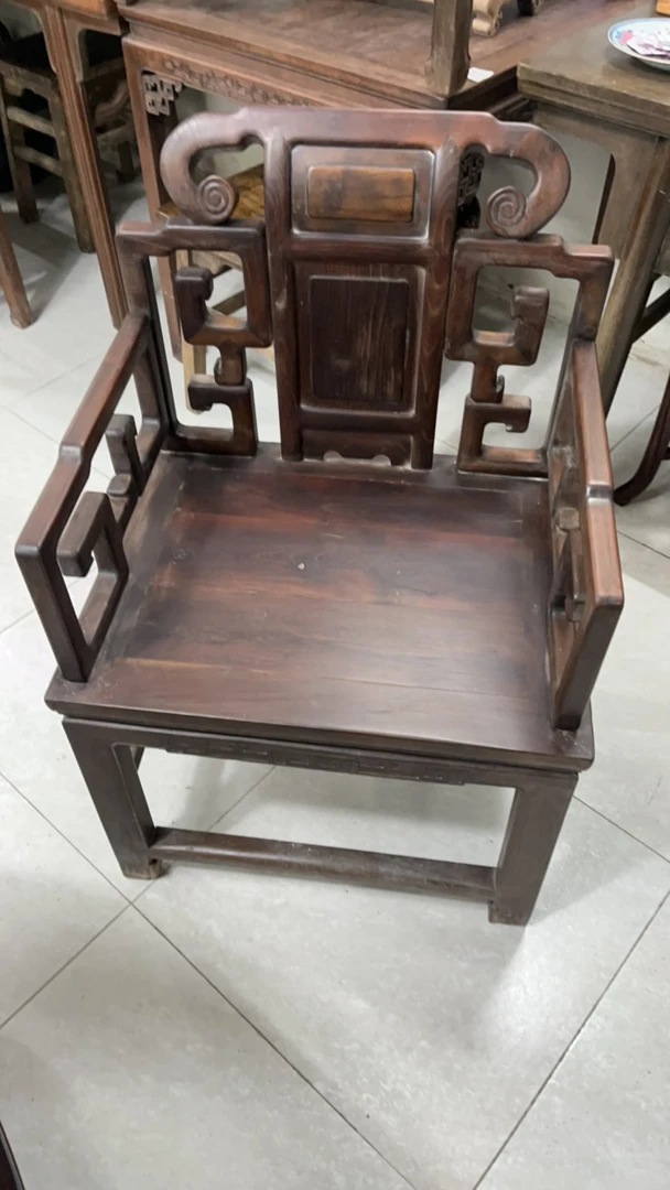 苏作柞桢木太师椅