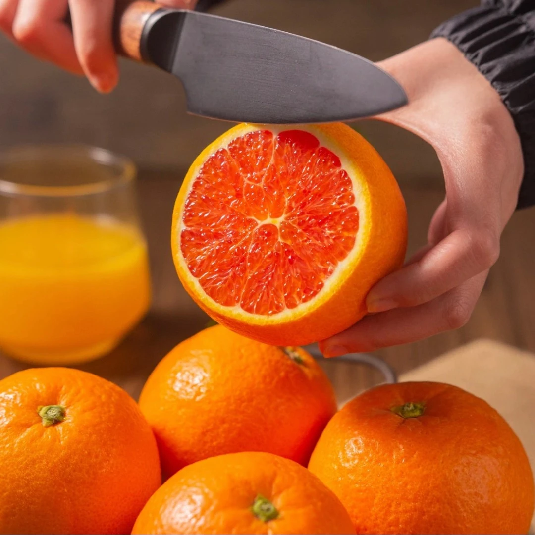 【现摘现发】中华红血橙4.5斤装橙子秭归脐橙橙香浓郁 产地直发