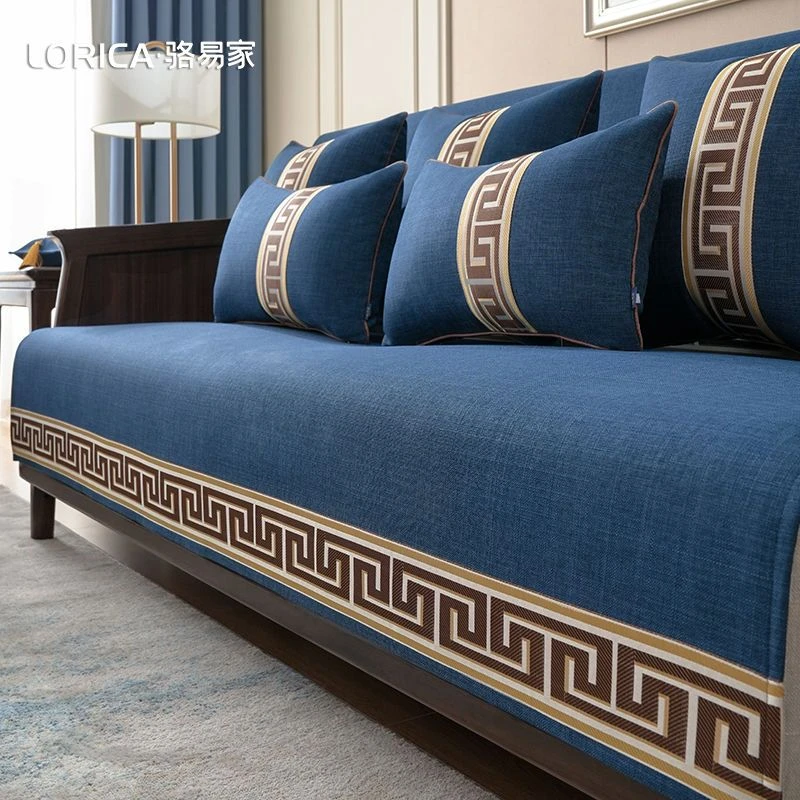 骆易家【福延年】防水沙发垫中式防滑坐垫2025新款沙发套罩四季通用