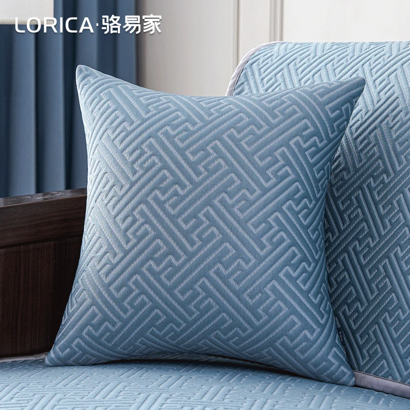 骆易家【凉豆豆】冰丝抱枕客厅沙发靠垫套靠背垫可拆洗床头靠枕四季