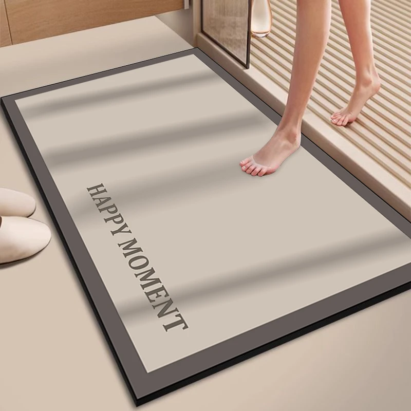 【秒吸水】软硅藻卫生间地垫速干吸水浴室防滑垫尺寸脚垫洗手间