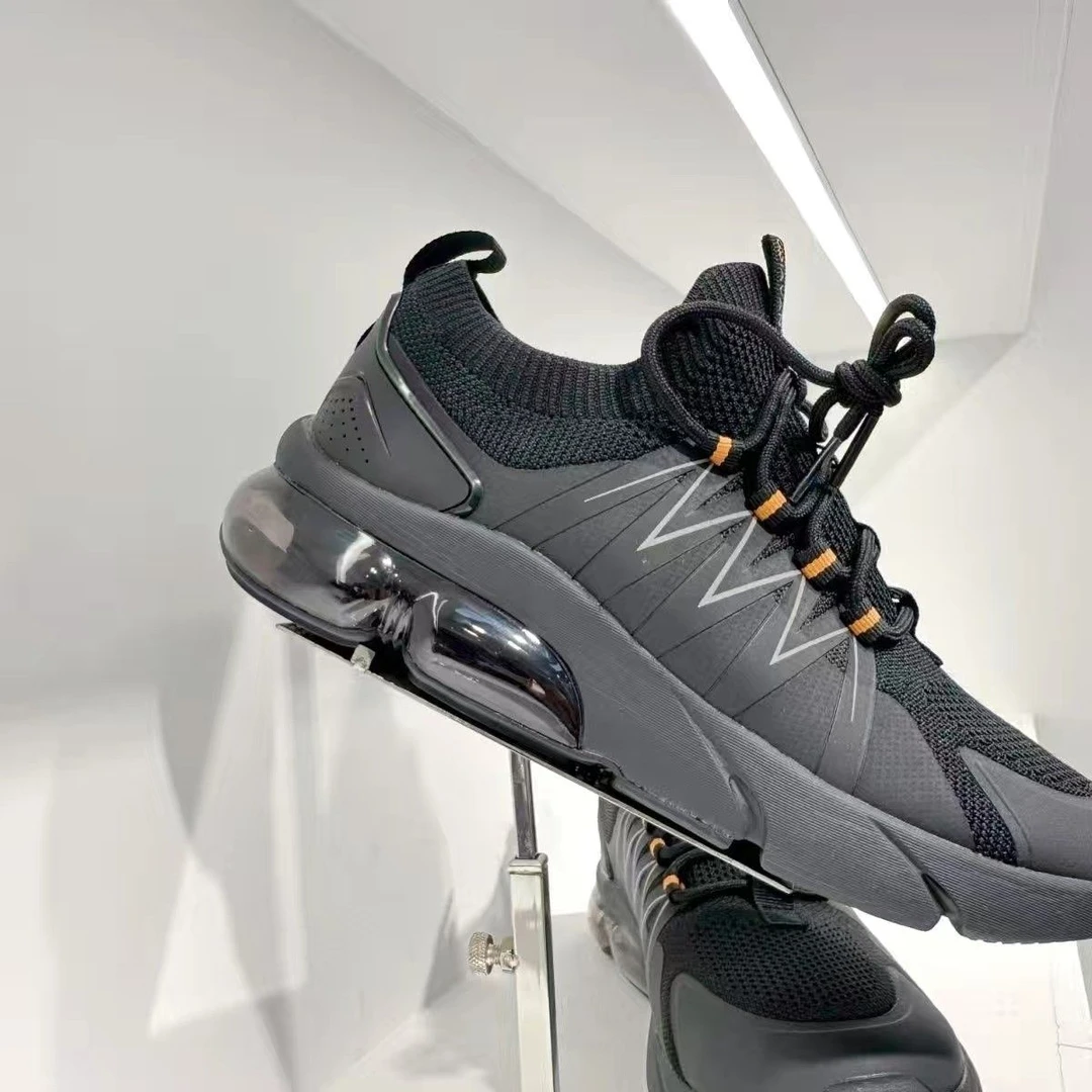 撤柜原单男款男士跑步气垫鞋男春夏户外透气减震软底网面舒适