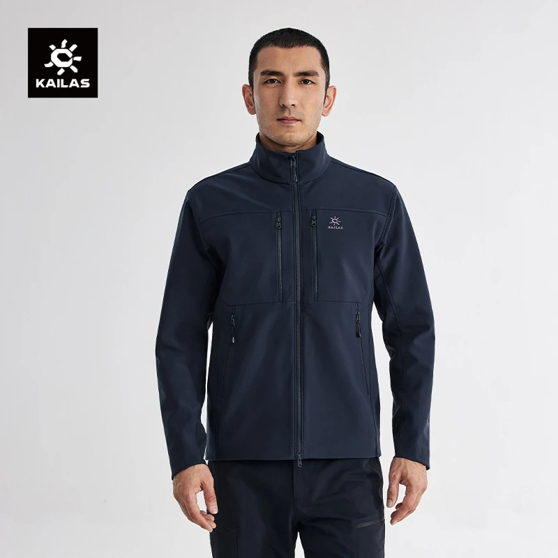Kailas/凯乐石户外运动男款SOFTSHELL立领软壳弹力外套KG2419102