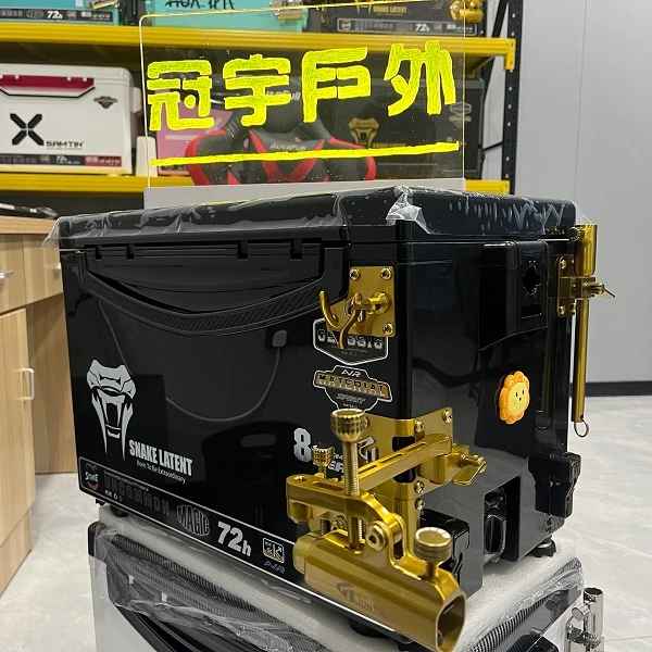 雷臣钓箱八周年29B黑武士赠坐垫可搭配魅影幻影拐角六件套29升