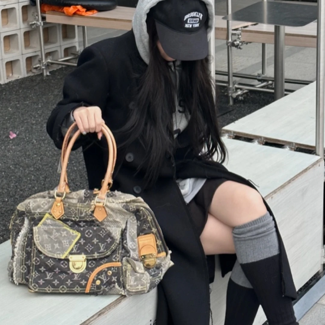 95新 LouisVuitton/路易威登 只盒/LVxKapital限量3000大号旅行袋